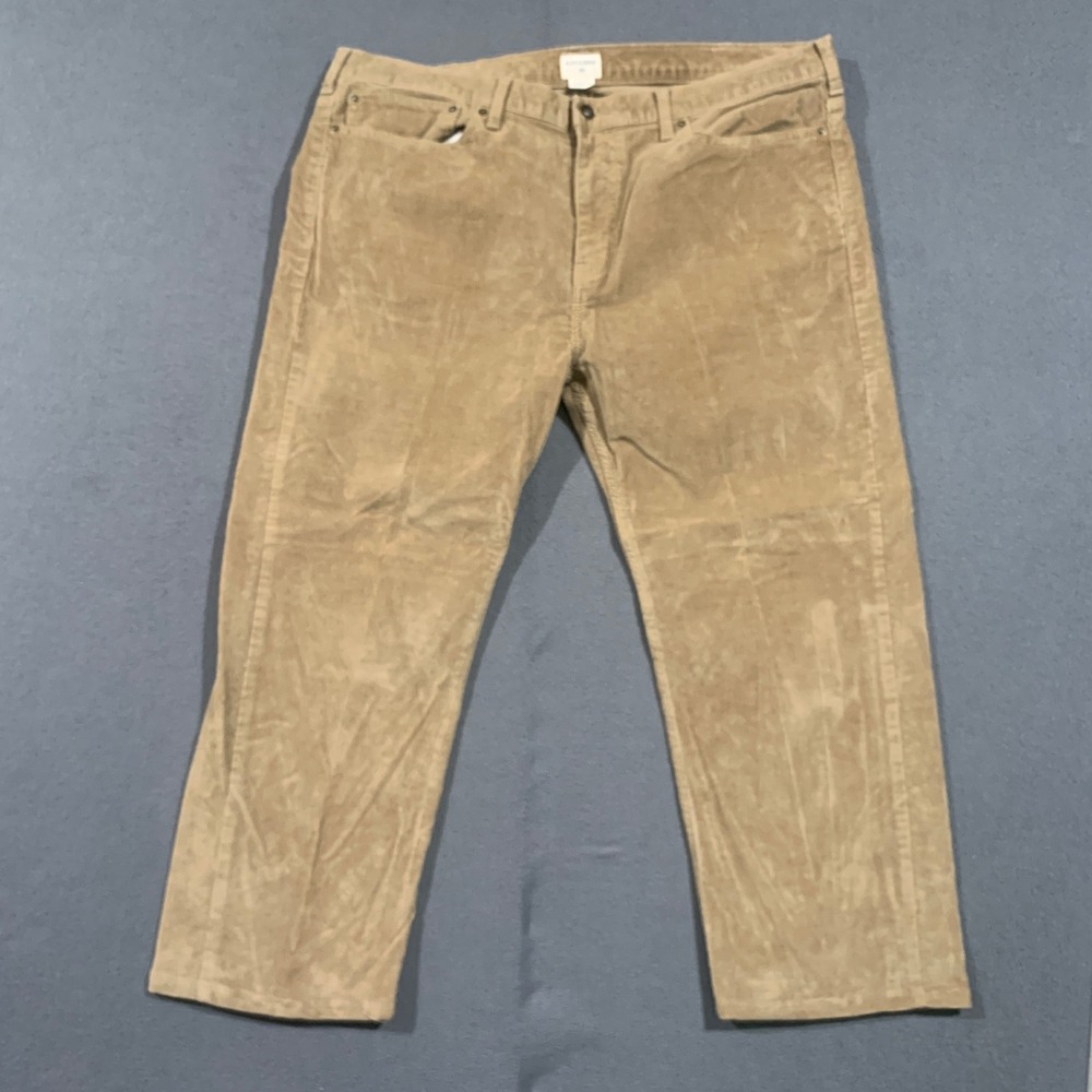 Dockers Mens Straight‎ Fit Corduroy Pants Tan Khaki W40 L32 Actual: 40x24.5